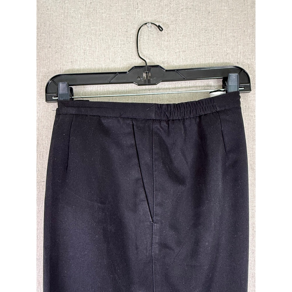 Draper's & Damon's Black Straight Leg Dress Pants Women's Size 14 Elastic Waist - Picture 4 of 6